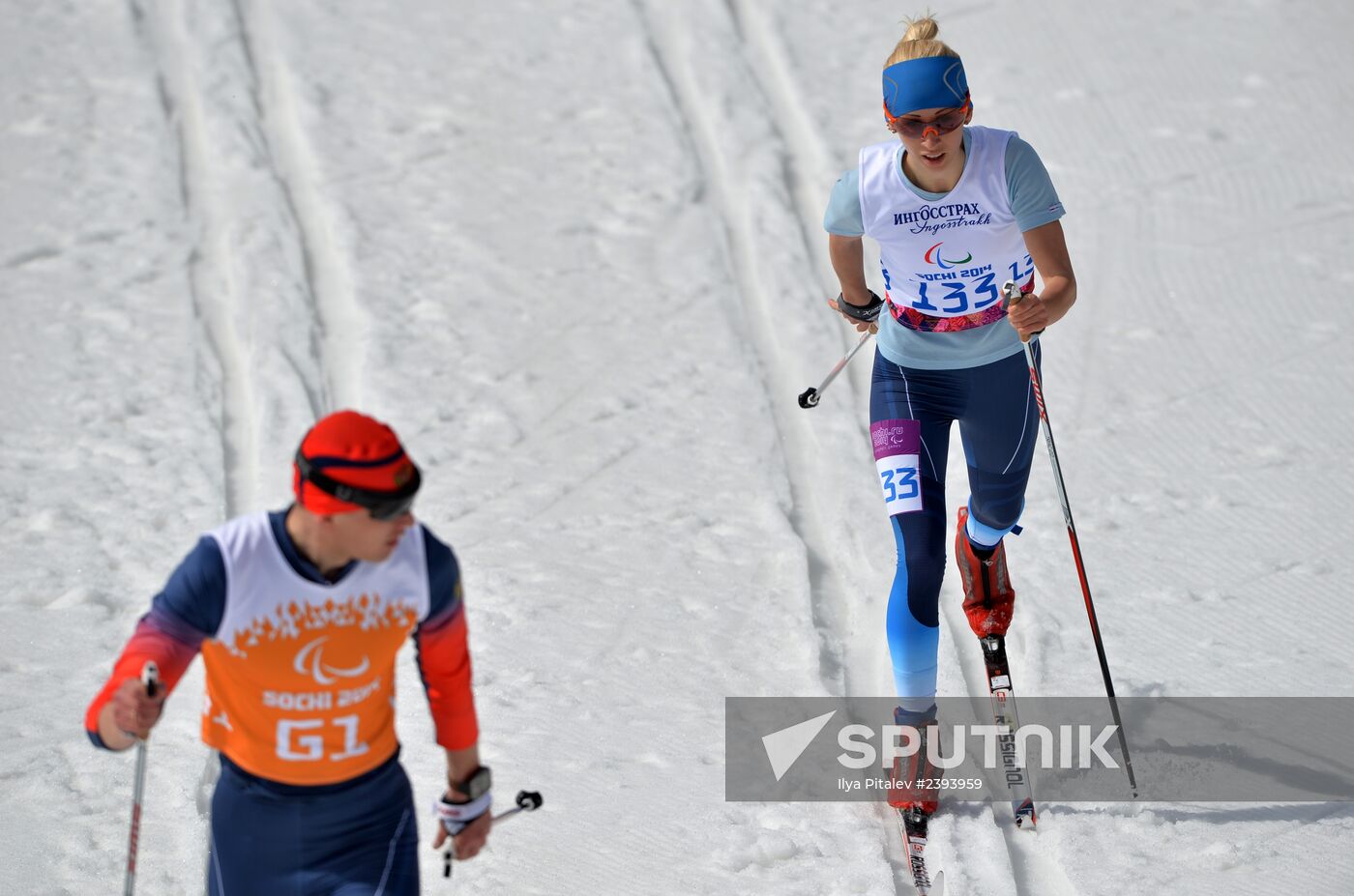 2014 Winter Paralympics. Cross-country skiing. Women. 15km race