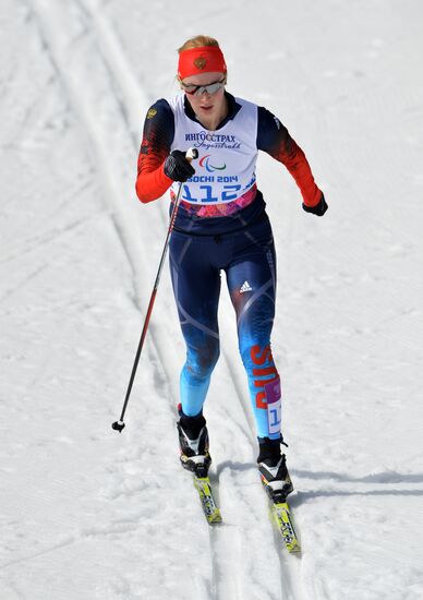 2014 Winter Paralympics. Cross-country skiing. Women. 15km race