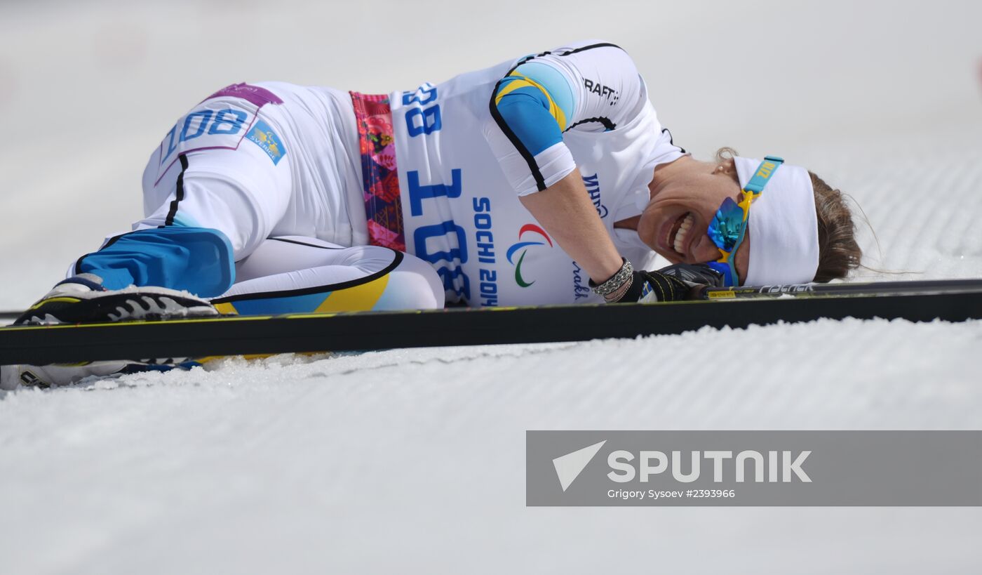 2014 Winter Paralympics. Cross-country skiing. Women. 15km race