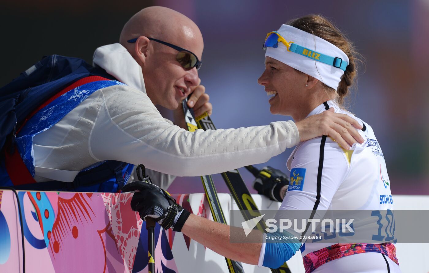 2014 Winter Paralympics. Cross-country skiing. Women. 15km race