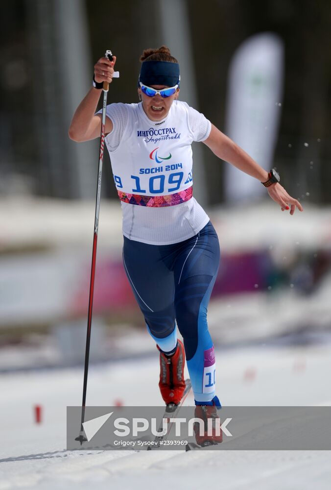 2014 Winter Paralympics. Cross-country skiing. Women. 15km race