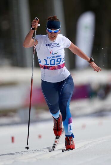 2014 Winter Paralympics. Cross-country skiing. Women. 15km race