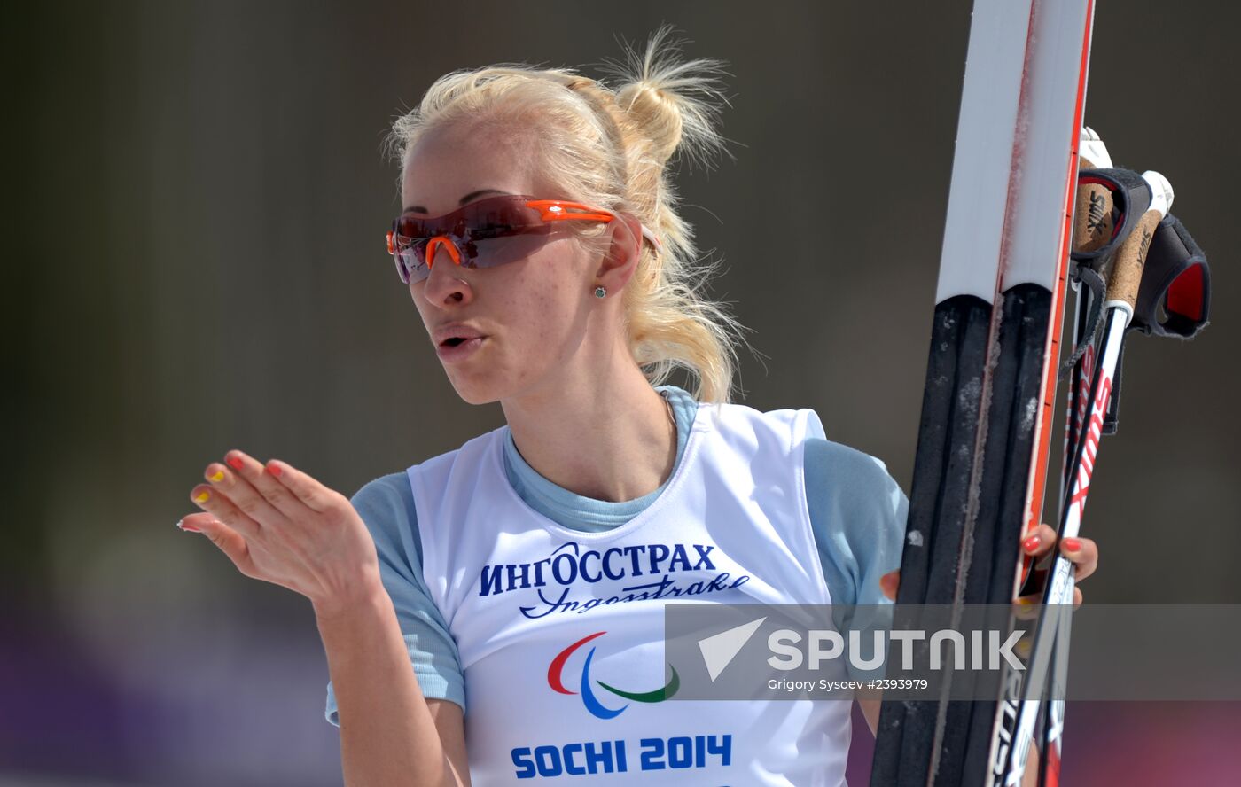 2014 Winter Paralympics. Cross-country skiing. Women. 15km race