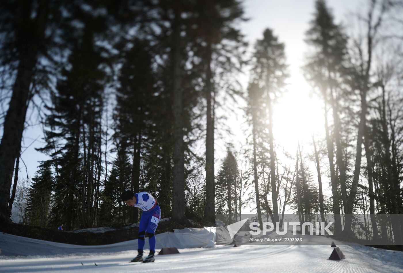 2014 Winter Paralympics. Cross-country skiing. Men. 20km race