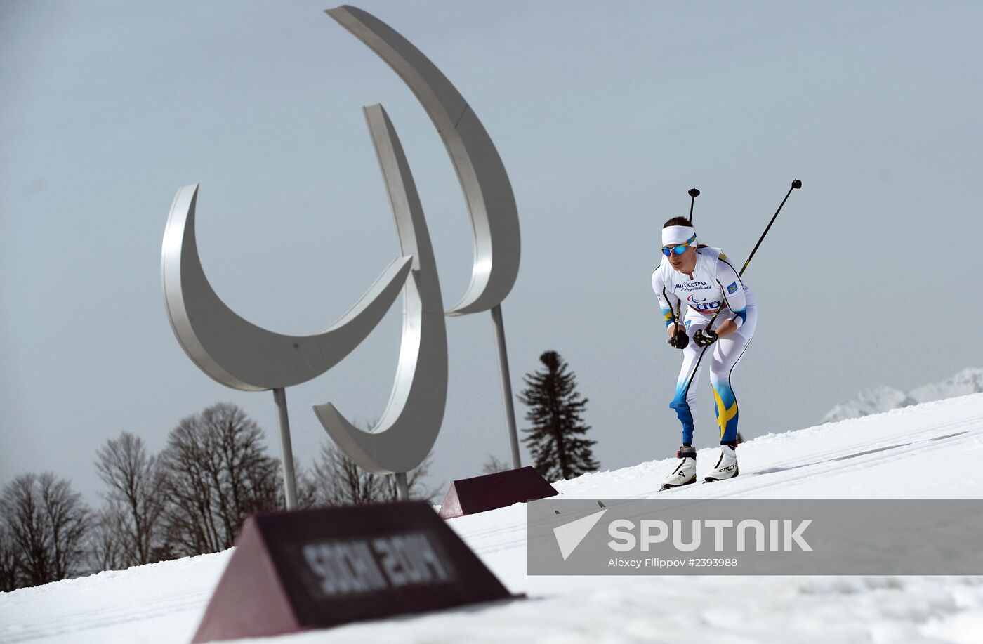 2014 Winter Paralympics. Cross-country skiing. Women. 15km race