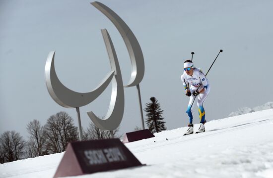 2014 Winter Paralympics. Cross-country skiing. Women. 15km race