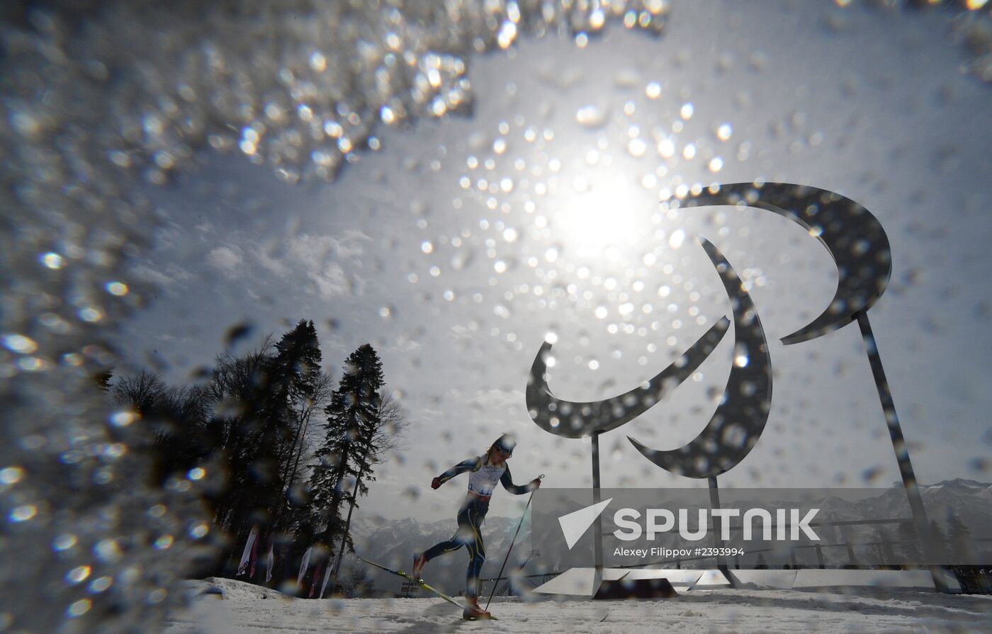 2014 Winter Paralympics. Cross-country skiing. Women. 15km race