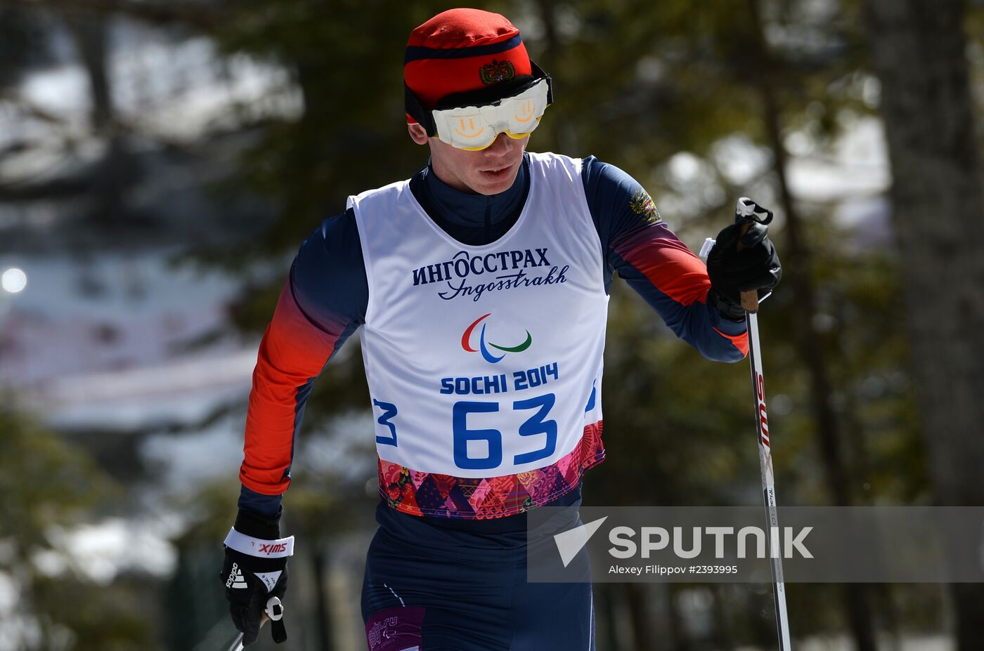 2014 Winter Paralympics. Cross-country skiing. Men. 20km race