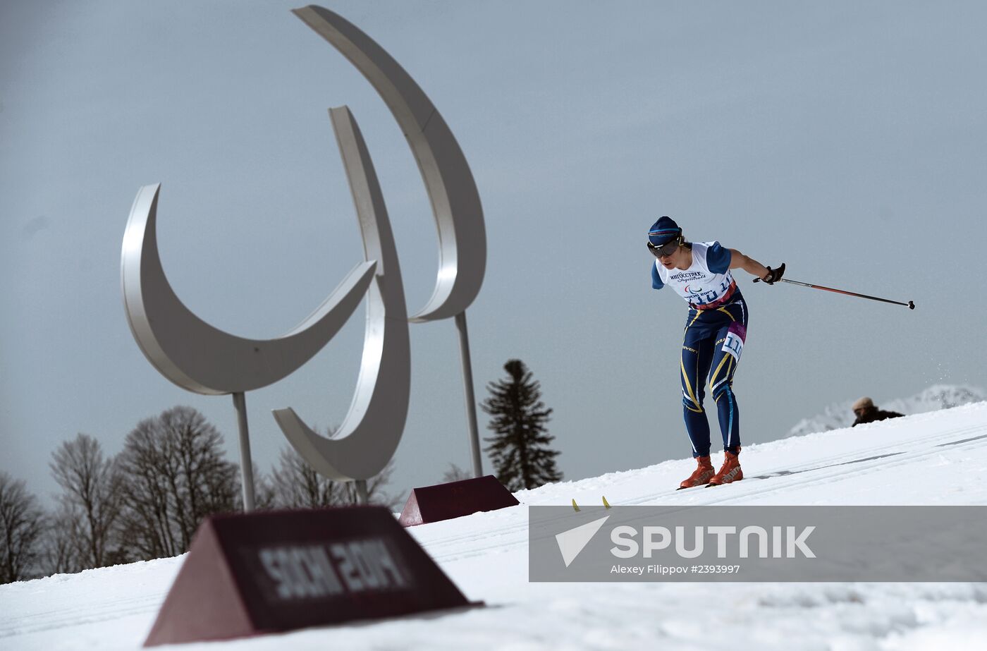 2014 Winter Paralympics. Cross-country skiing. Women. 15km race