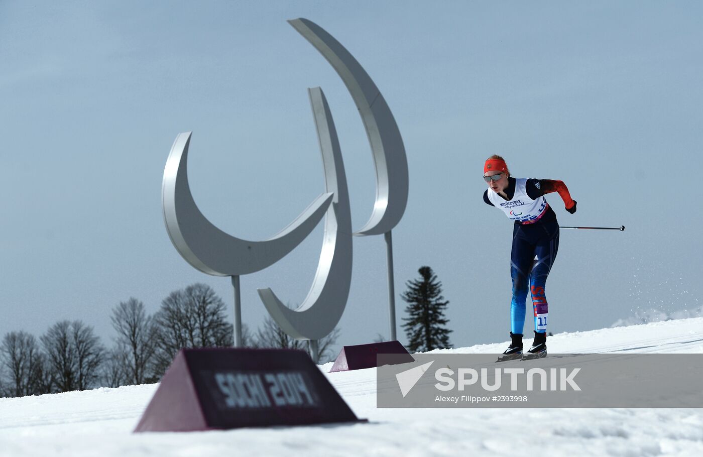 2014 Winter Paralympics. Cross-country skiing. Women. 15km race