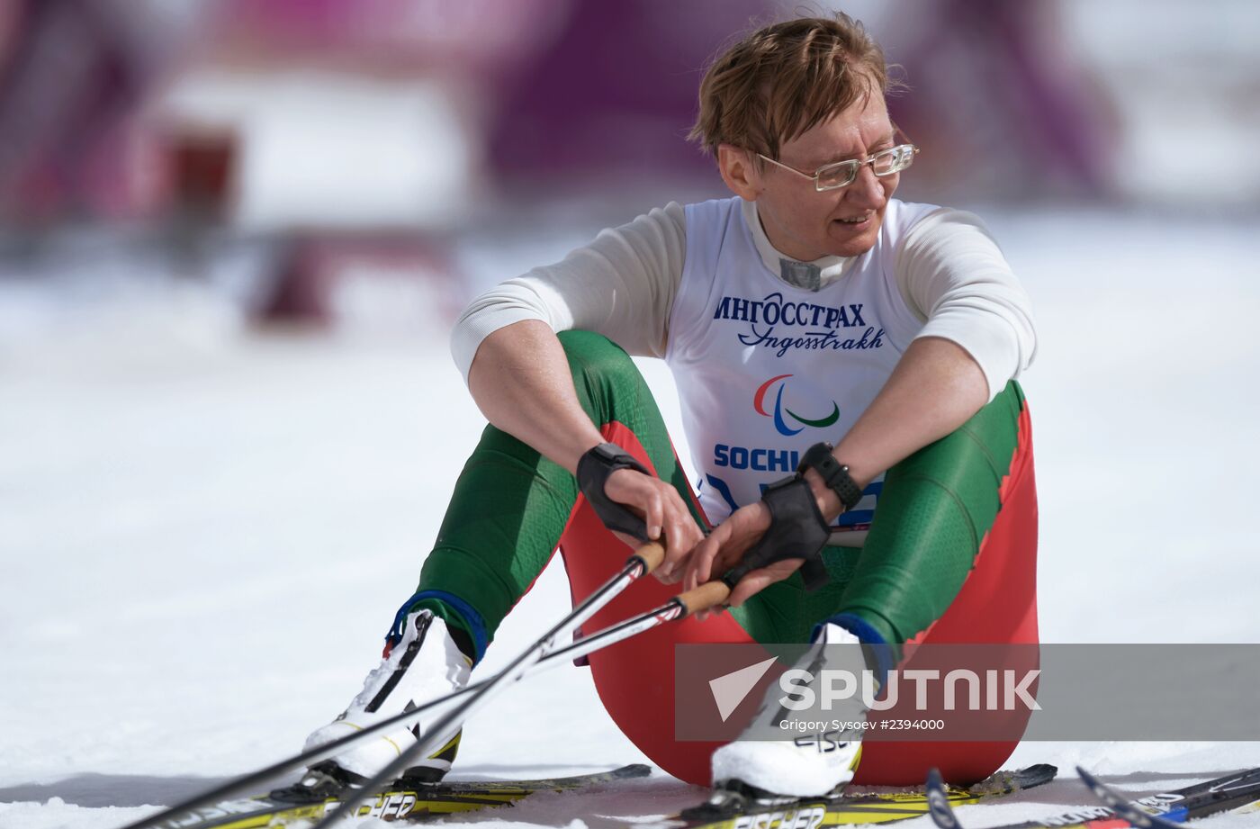 2014 Winter Paralympics. Cross-country skiing. Women. 15km race