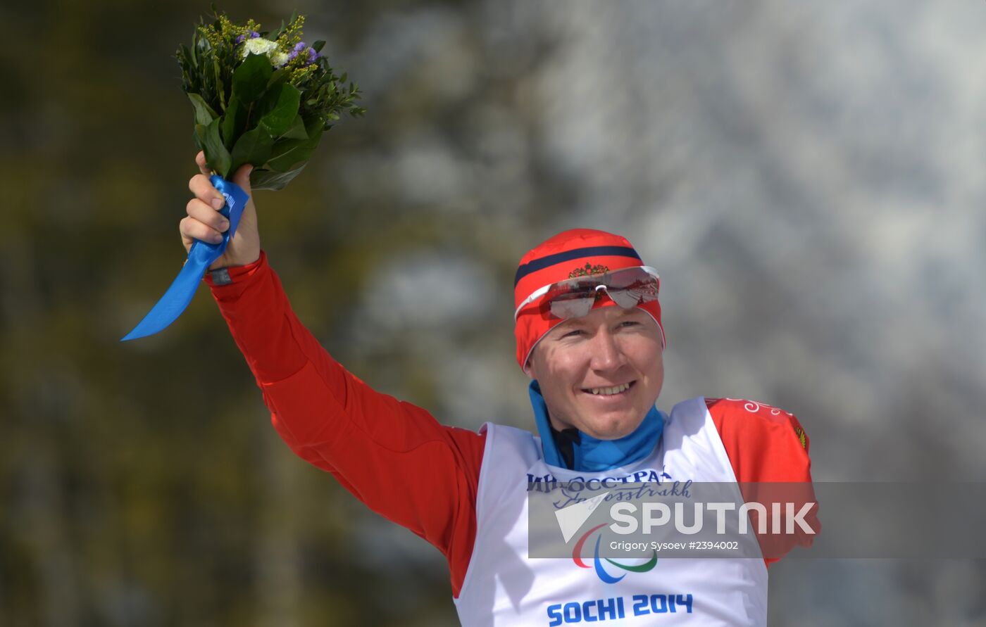 2014 Winter Paralympics. Cross-country skiing. Men. 20km race