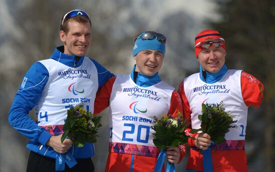 2014 Winter Paralympics. Cross-country skiing. Men. 20km race