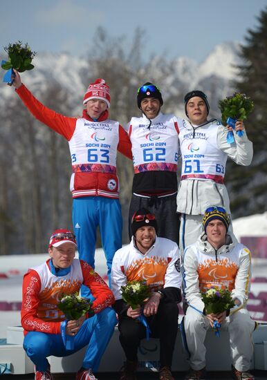 2014 Winter Paralympics. Cross-country skiing. Men. 20km race