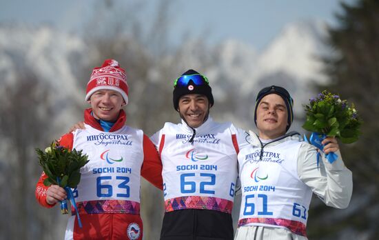 2014 Winter Paralympics. Cross-country skiing. Men. 20km race