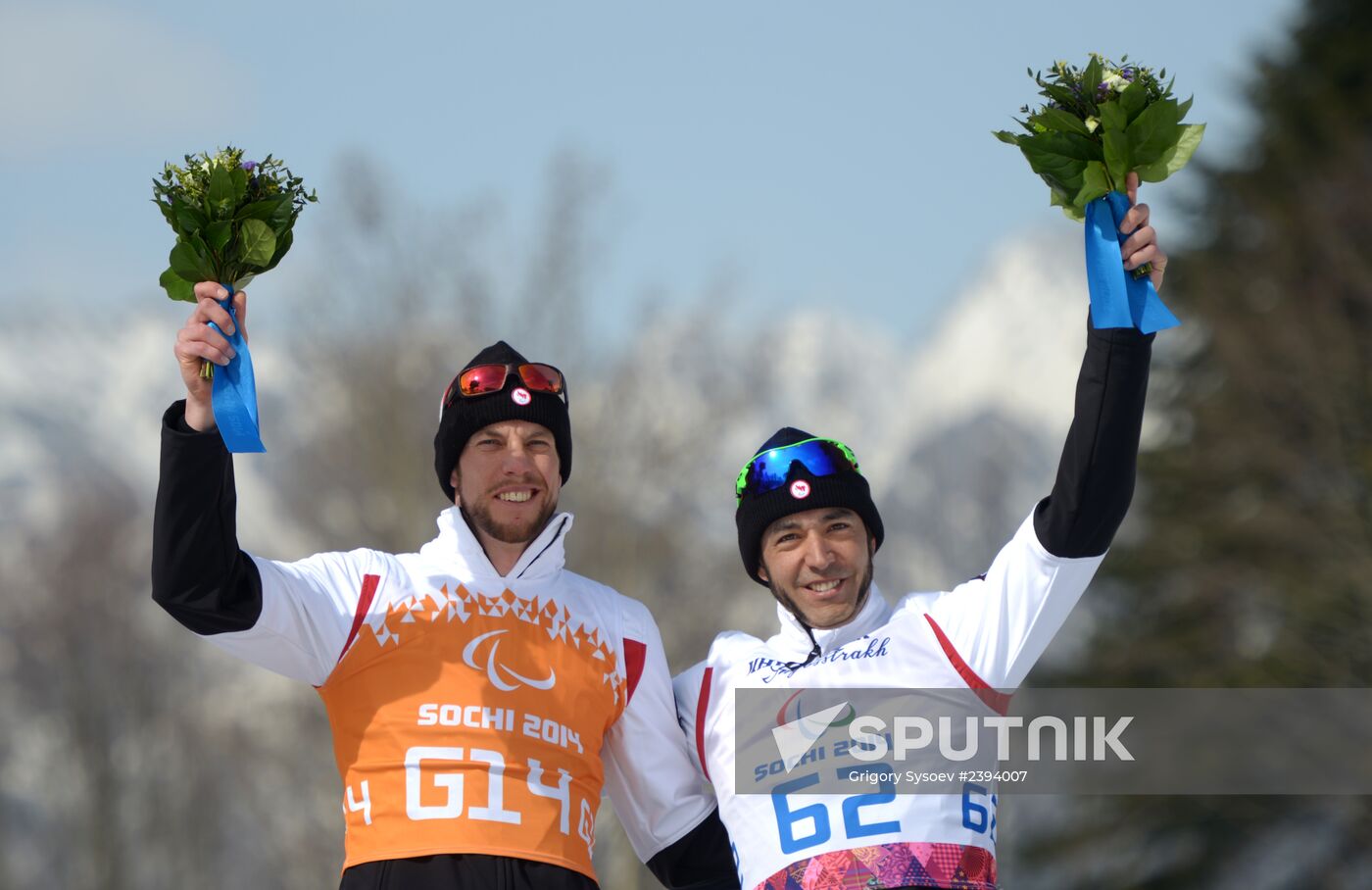 2014 Winter Paralympics. Cross-country skiing. Men. 20km race