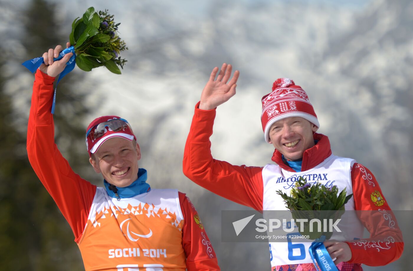 2014 Winter Paralympics. Cross-country skiing. Men. 20km race