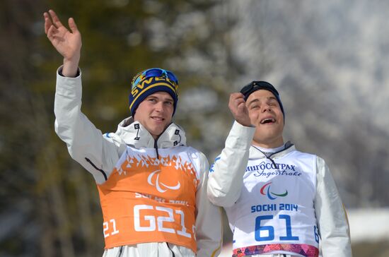 2014 Winter Paralympics. Cross-country skiing. Men. 20km race