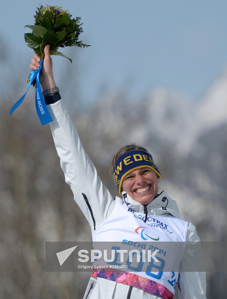 2014 Winter Paralympics. Cross-country skiing. Women. 15km race