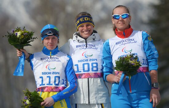 2014 Winter Paralympics. Cross-country skiing. Women. 15km race