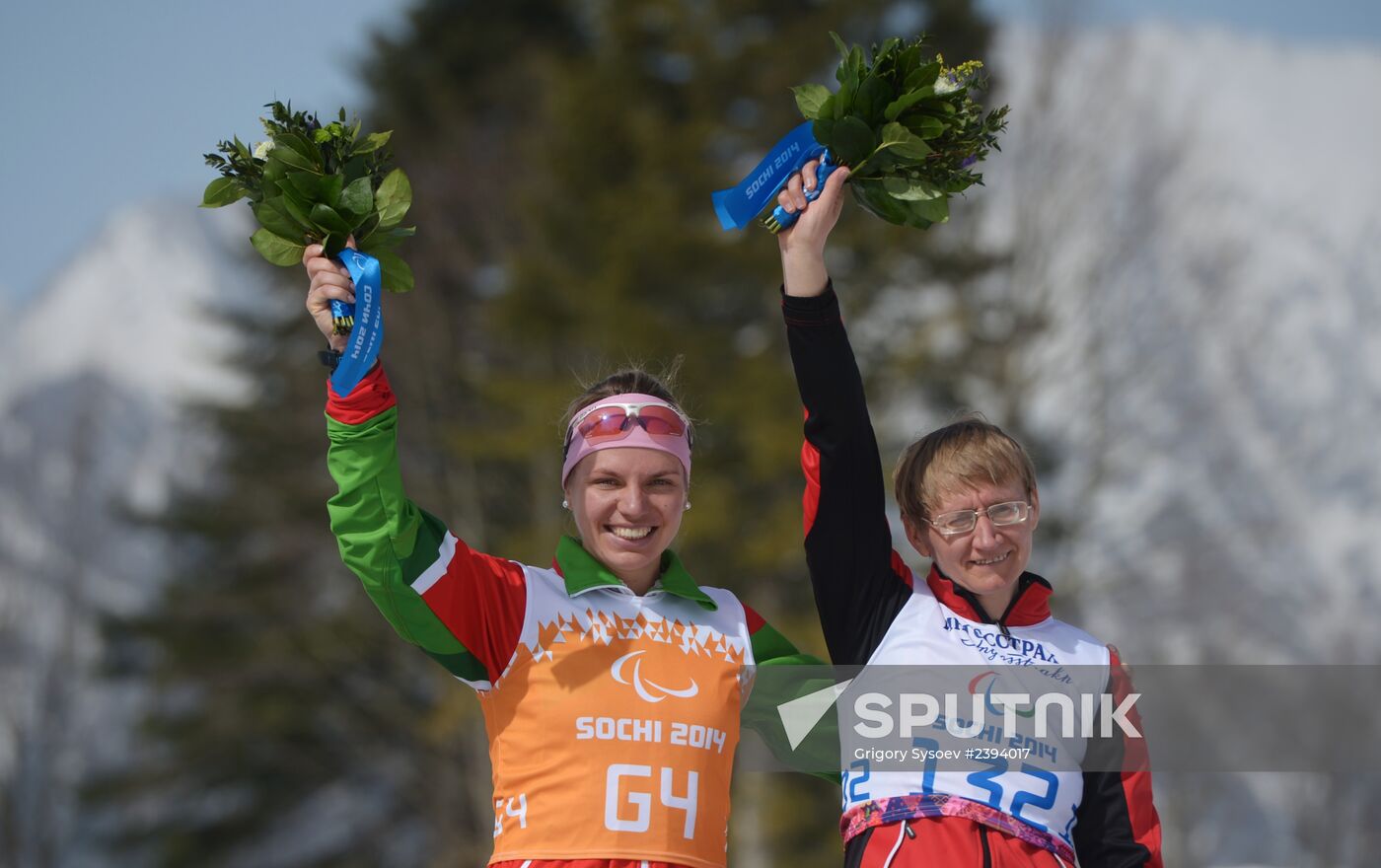 2014 Paralympics. Cross-country skiing. Women. 15km race