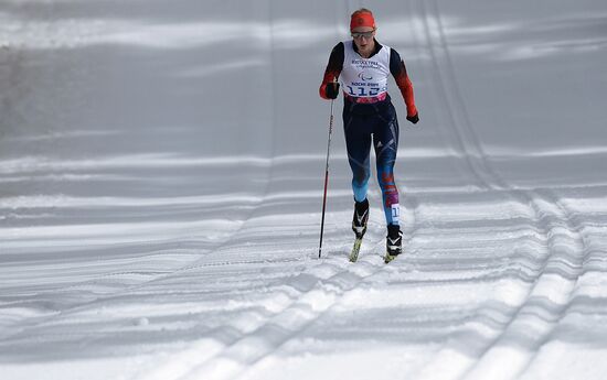 2014 Paralympics. Cross-country skiing. Women. 15km race