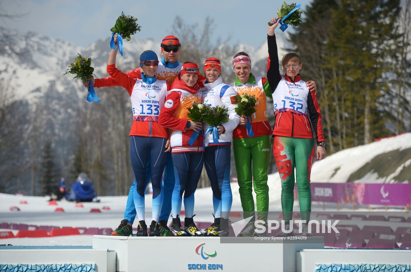 2014 Winter Paralympics. Cross-country skiing. Women. 15km race