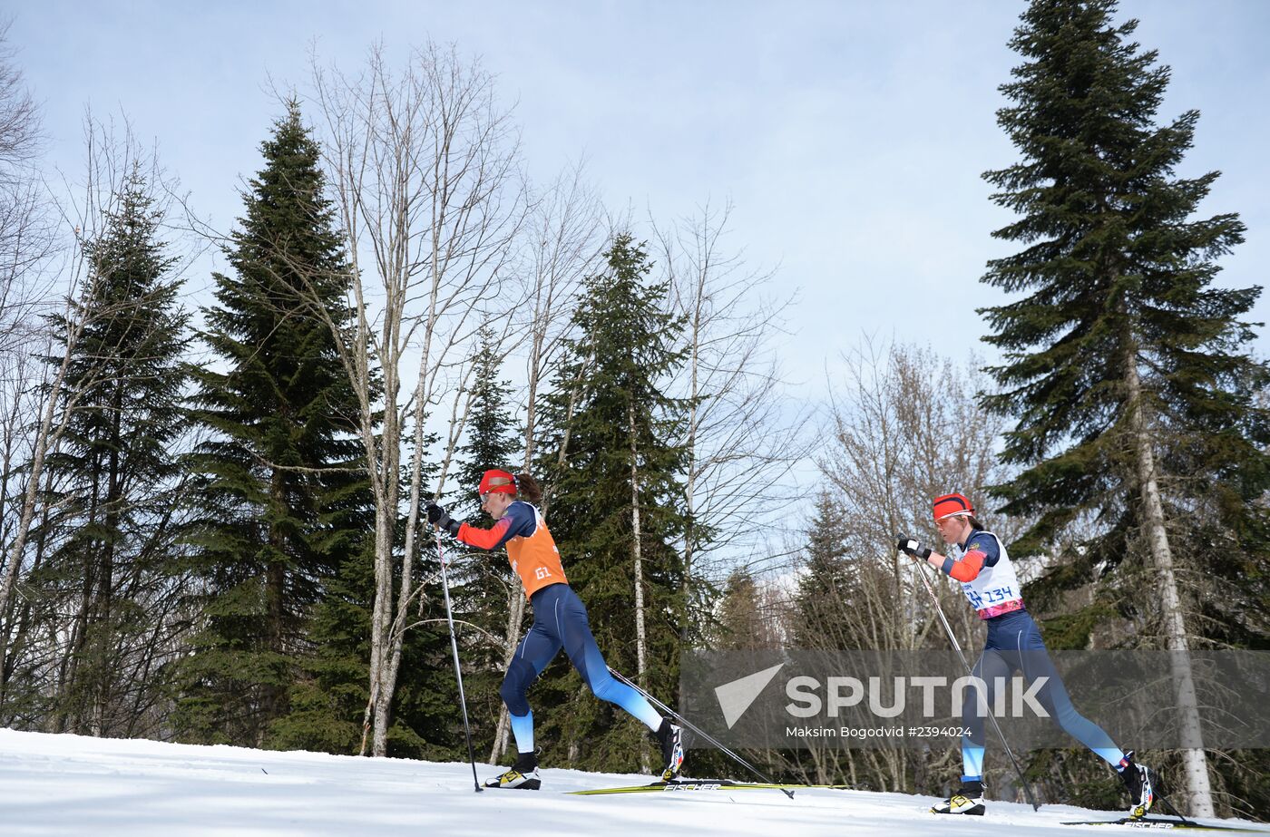 2014 Paralympics. Cross-country skiing. Women. 15km race