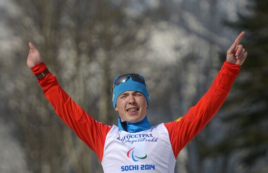 2014 Winter Paralympics. Cross-country skiing. Men. 20km race