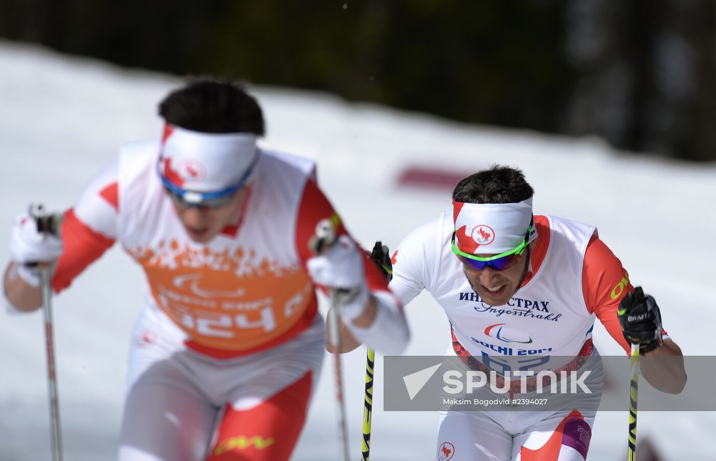 2014 Winter Paralympics. Cross-country skiing. Men. 20km race