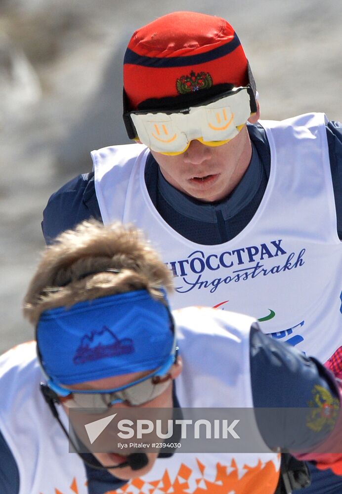 2014 Winter Paralympics. Cross-country skiing. Men. 20km race