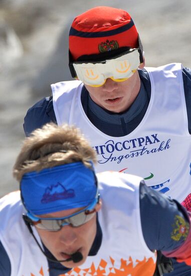 2014 Winter Paralympics. Cross-country skiing. Men. 20km race