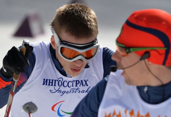 2014 Winter Paralympics. Cross-country skiing. Men. 20km race