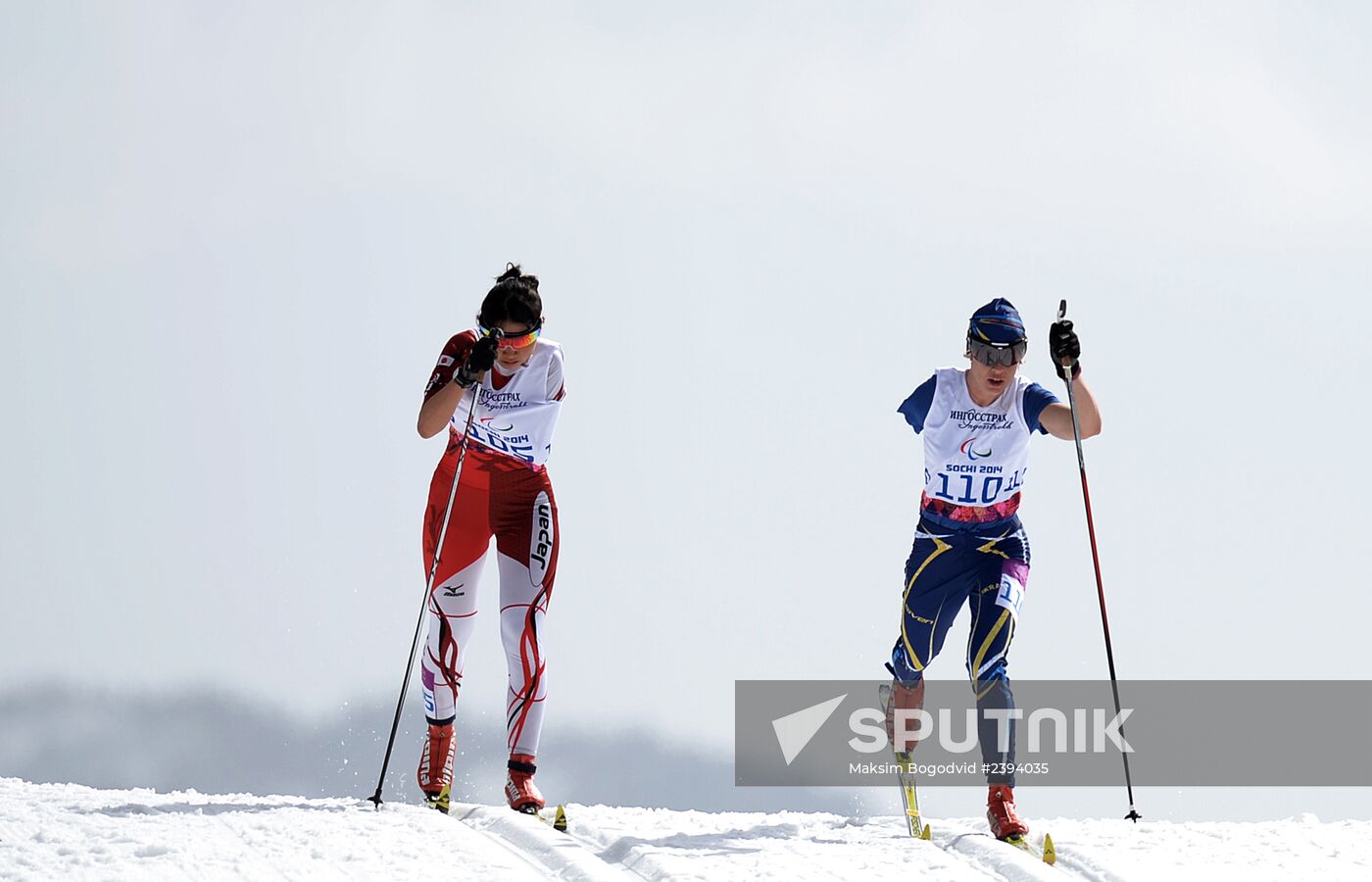 2014 Winter Paralympics. Cross-country skiing. Women. 15km race