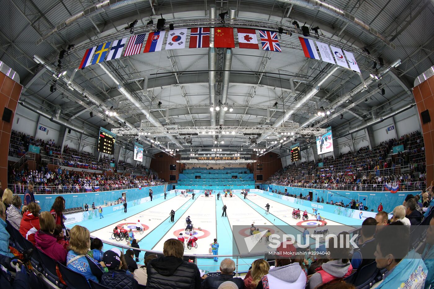 2014 Winter Paralympics. Wheelchair сurling. Day Three