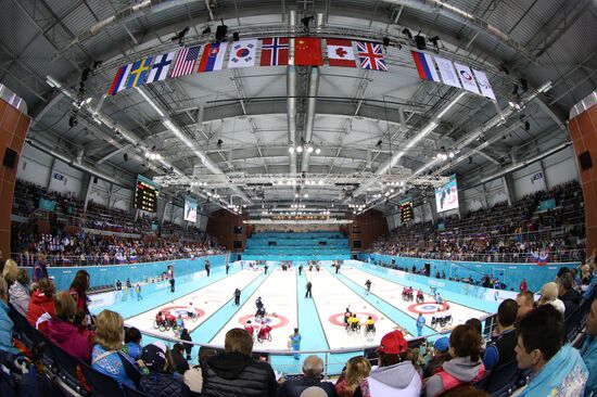 2014 Winter Paralympics. Wheelchair сurling. Day Three