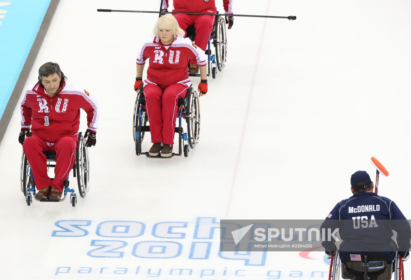 2014 Winter Paralympics. Wheelchair сurling. Day Three