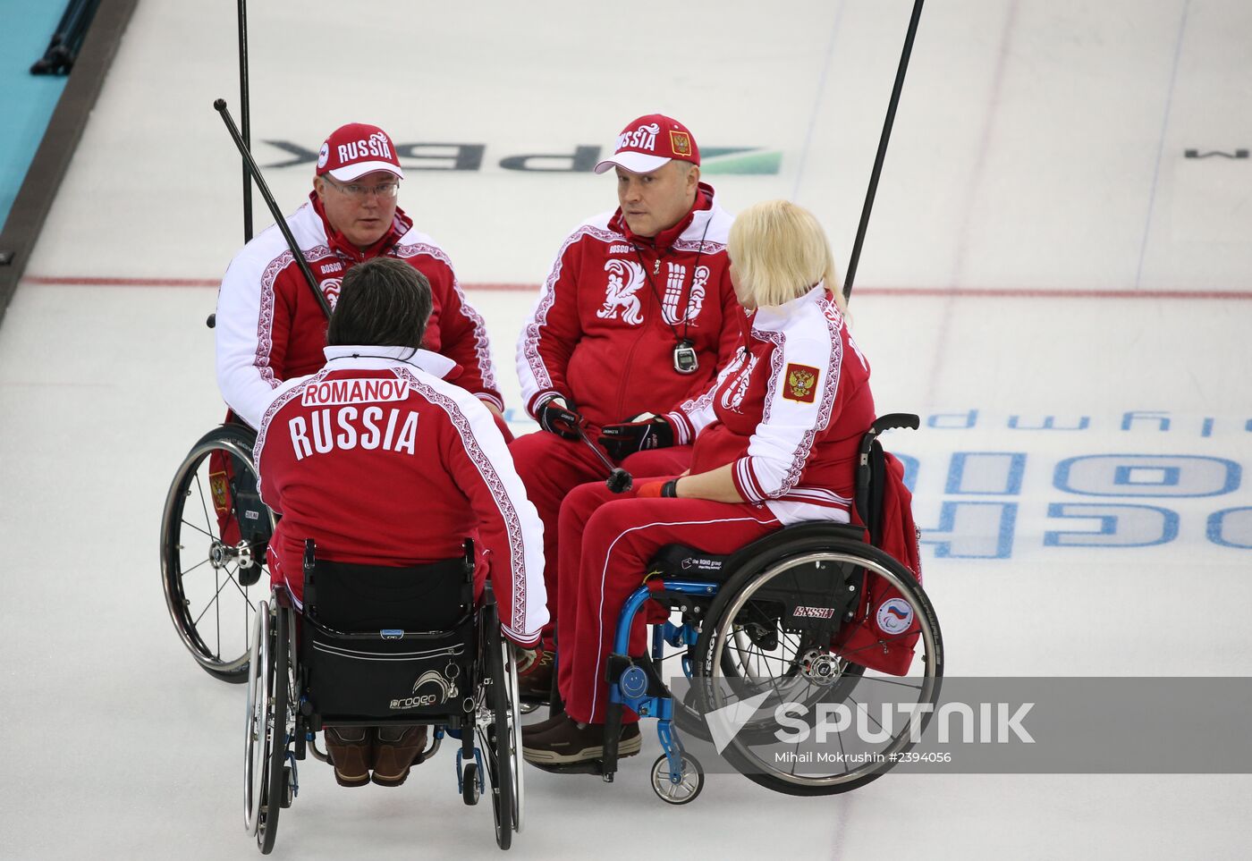 2014 Winter Paralympics. Wheelchair сurling. Day Three