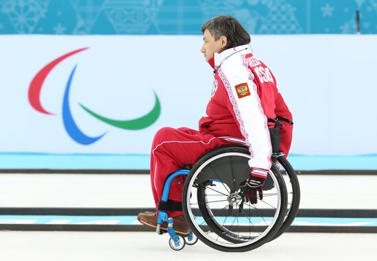 2014 Winter Paralympics. Wheelchair сurling. Day Three