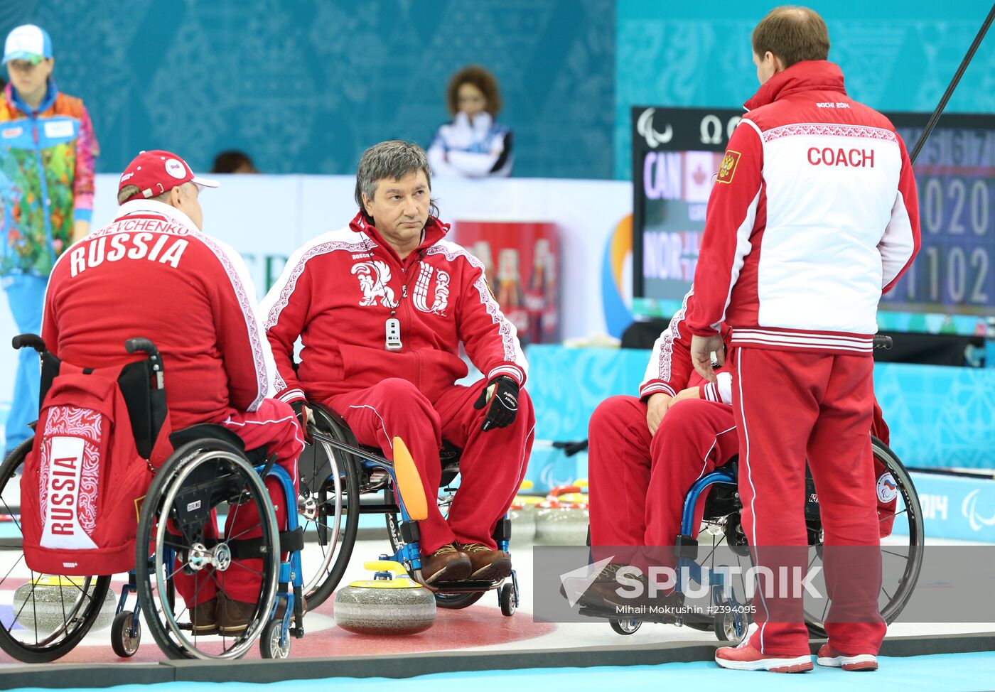 2014 Winter Paralympics. Wheelchair сurling. Day Three