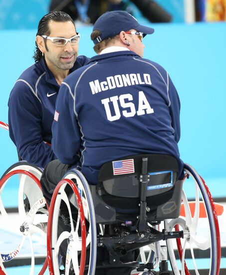 2014 Winter Paralympics. Wheelchair сurling. Day Three