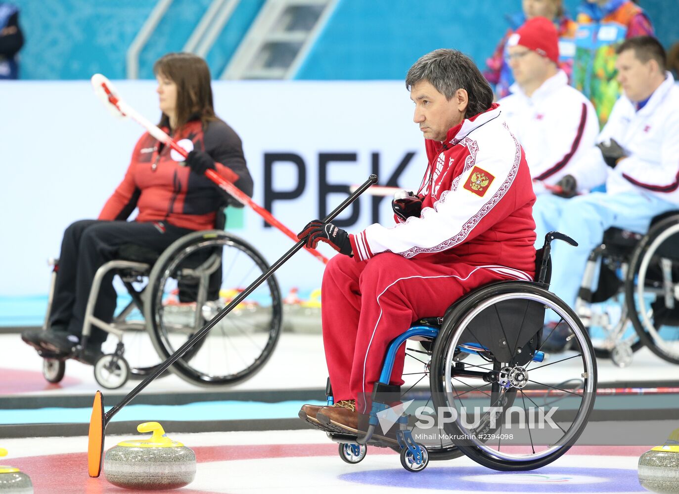 2014 Winter Paralympics. Wheelchair сurling. Day Three
