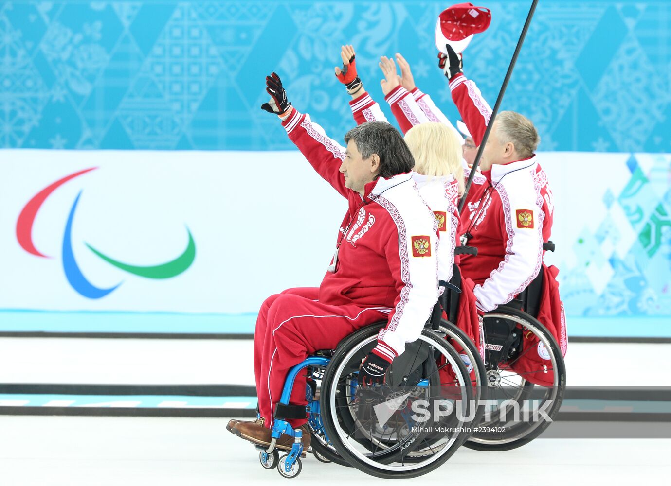 2014 Winter Paralympics. Wheelchair сurling. Day Three