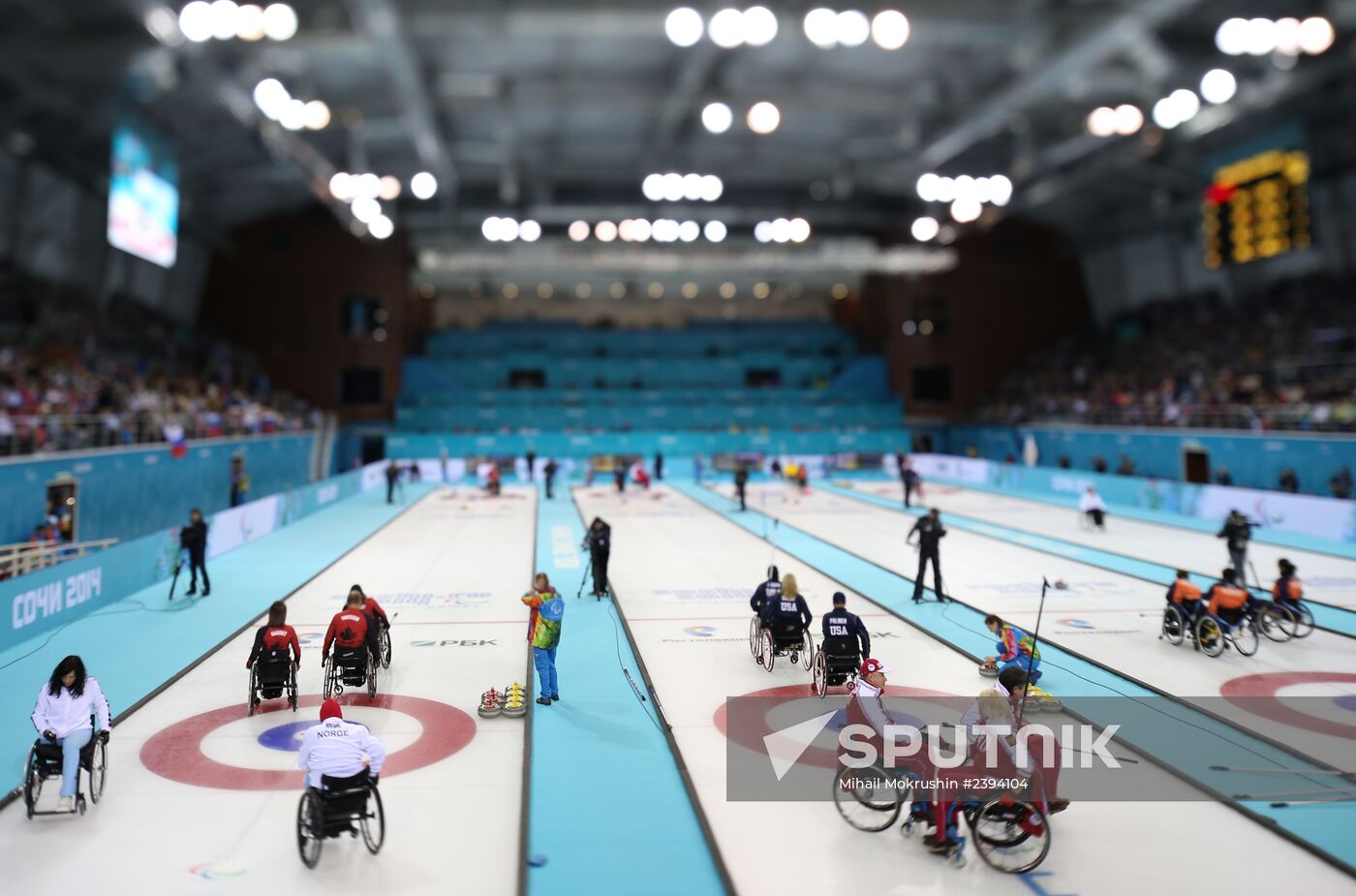 2014 Winter Paralympics. Wheelchair сurling. Day Three