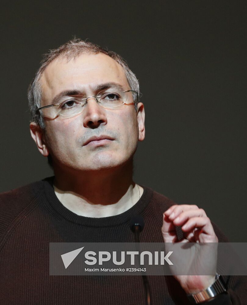 Mikhail Khodorkovsky visits Kiev