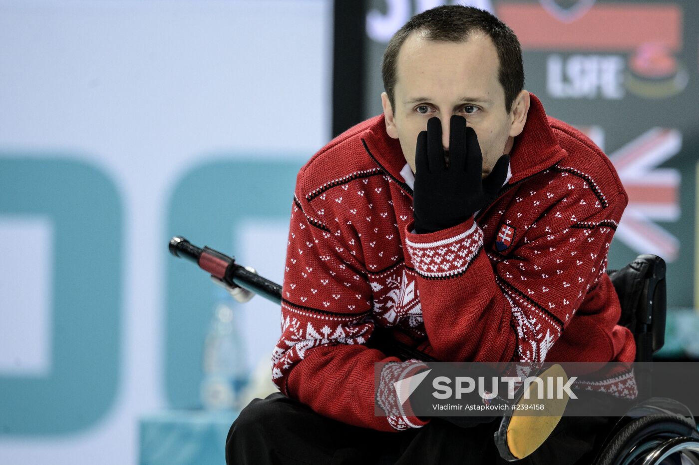2014 Winter Paralympics. Wheelchair сurling. Day Three