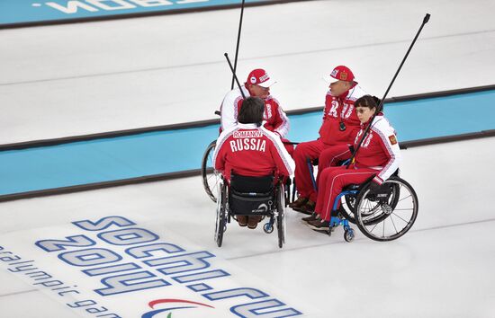 2014 Winter Paralympics. Curling. Day Four
