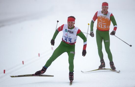 2014 Winter Paralympics. Biathlon. Men. Middle distance