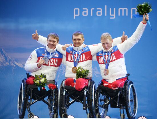 2014 Winter Paralympics. Award ceremony. Day Four