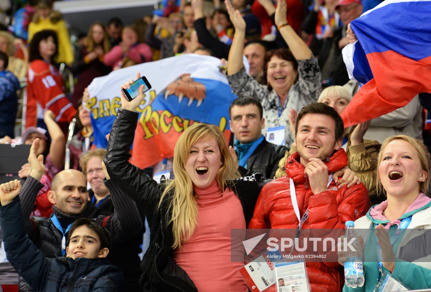 2014 Winter Paralympics. Ice sledge hockey. USA vs. Russia